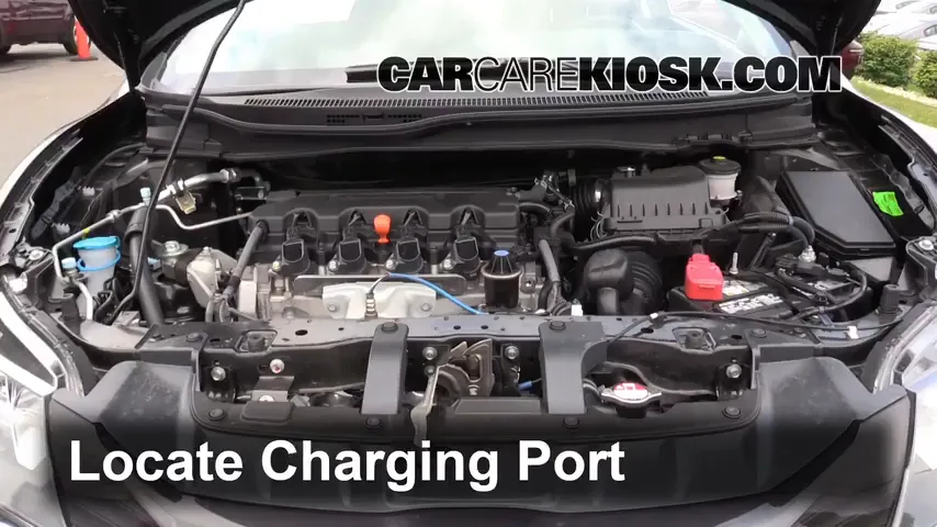 2015 Honda Civic LX 1.8L 4 Cyl. Coupe Air Conditioner Recharge Freon